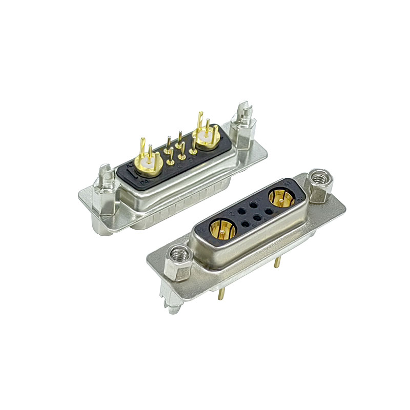 7W2 direct insertion 180 ° d-sub connector