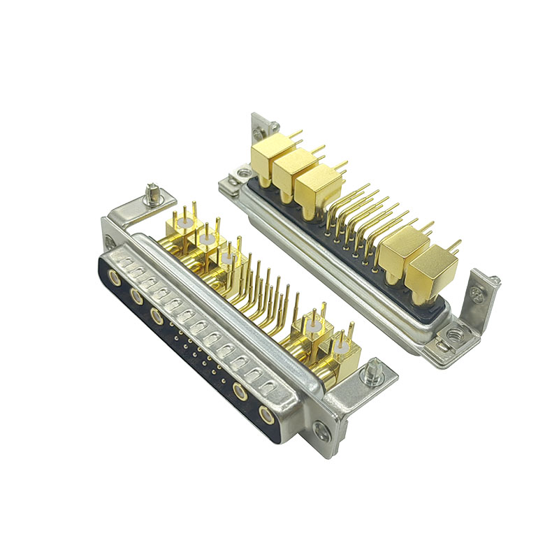 17W5 bending 90 ° d-sub connector